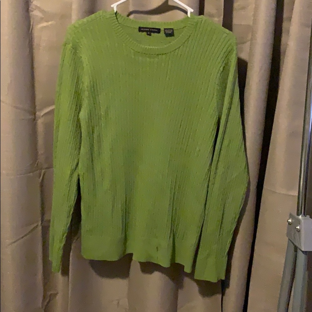 Green sweater